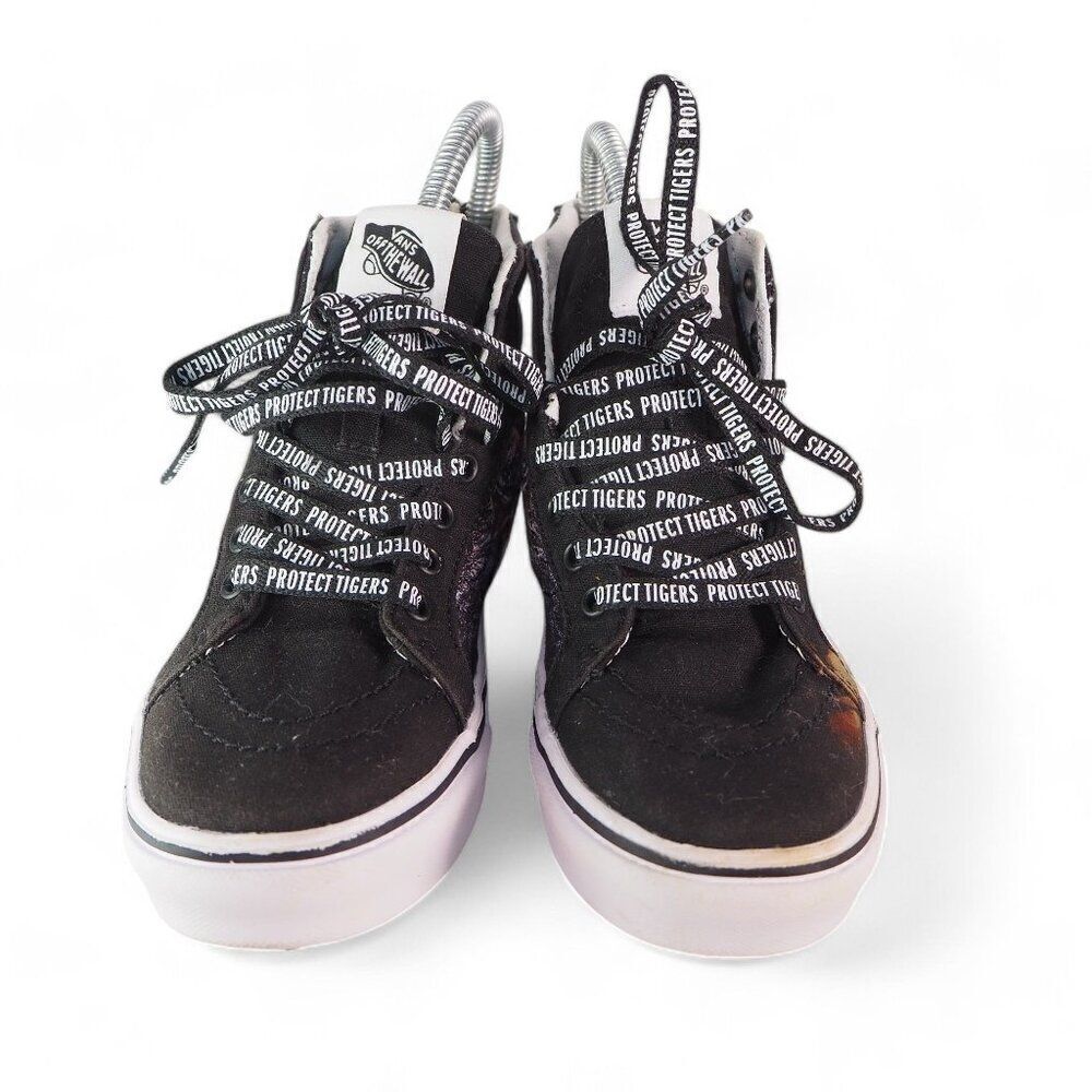 Vans x Discovery ComfyCush Sk8-Hi "Project Cat" Black / Multicolor Youth 3 - Picture 3 of 11